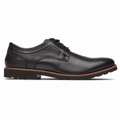 Sapatos Oxfords Rockport Sharp & Ready 2 Plain Toe Homem Pretas PT-72608